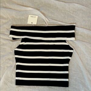 NWT cowel neck crop top